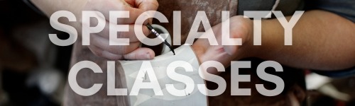 Ceramic Studio Specialty Classes & Workshops