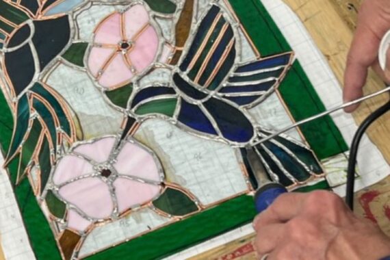 Stained Glass Monthly Class in Evergreen Colorado